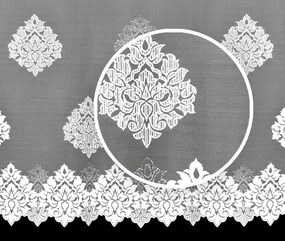 Mg Függöny 3364 Fehér 200X180 készre szerelve Pol M szalaggal