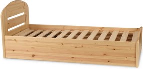 Anikó fenyő ágyneműtartós ágy bal OLDALRA nyíló 90x200