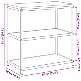 Konyhai tárolópolc polcokkal tárolóval Ezüst Rozsdamentes acél
