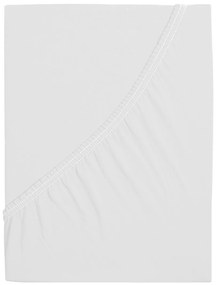 4Home Mako jersey lepedő fehér, 90 x 200 cm