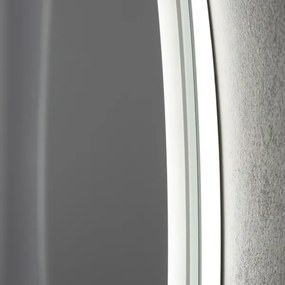 Brilagi-LED dimmelhető fürdőszobai tükör beépített fűtőfunkcióval és háttérvilágítással AVA ECO LED/11,5W/230V átm. 60 cm IP44