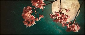 Kép - Sakura teliholdkor (120x50 cm)
