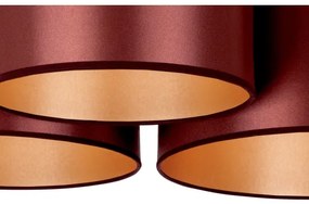 Duolla - Felületre szerelhető csiillár ROLLER TRIO SHINY 3xE27/15W/230V réz/arany