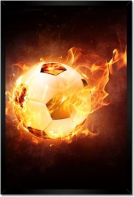 Poszterek keretben 40x60 A labda lángra lobbantja az elmét