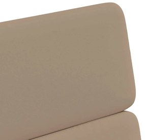 vidaXL Kerekes Étkező Székek 2 pcs Cappuccino 58 x 65 x 98 cm Műbőr