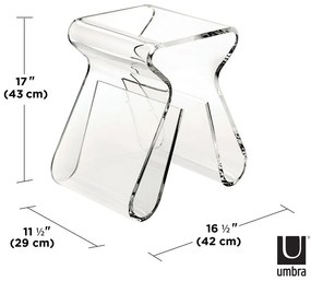 Műanyag tárolóasztal 42x29 cm Magino – Umbra