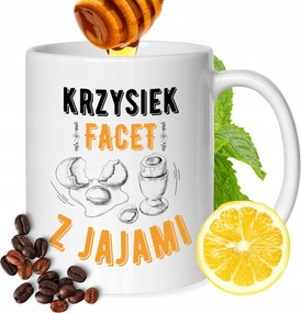 Bögre Kristóf Férj Barátjának Nyomtatott Ajándék Fehér 330ml