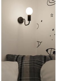 Sollux SL.1445 - Fali lámpa VECTOR 1xE27/15W/230V fekete