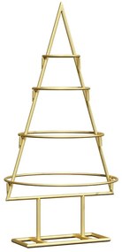 Fém karácsonyfa állvánnyal Arany 60 cm Porszórt Acél