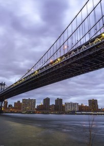 Poszter 50x70cm Manhattan hĂd Ă©s New York panorĂĄma 3, Assaf Frank