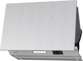 Klarstein Swift Square páraelszívó, beépített páraelszívó, 402 m³/h, EEK C, Elszívás/Recirkuláció, LED