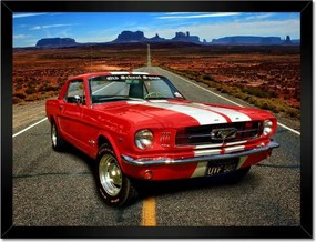 Poszterek keretben 40x30 Ford Mustang Autópálya