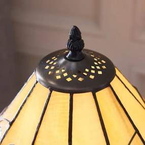 Endon 64195 - JAMELIA Tiffany asztali lámpa, 1xE27/60W/230V, Ø 31 cm