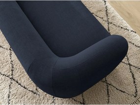 Sötétkék zsenília kanapé 160 cm Celine – Bobochic Paris