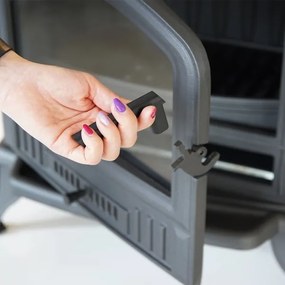 Kratki KOZA/K6/150 - 8 kW öntöttvas kandalló, 150 mm pr.