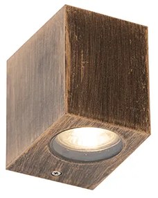 Vintage fali lámpa antik arany műanyag - Baleno