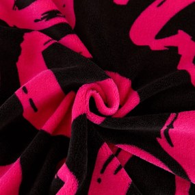 Mikroplüss ágyneműhuzat AMORYS rózsaszín Ágyneműhuzat mérete: 70 x 80 cm | 140 x 200 cm