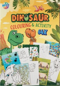 Dinoszaurusz Fun színező és activity szett 64 oldalas