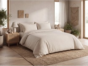 Pamut ágynemű SOFT STRIPES bézs Ágyneműhuzat mérete: 70 x 80 cm | 140 x 200 cm