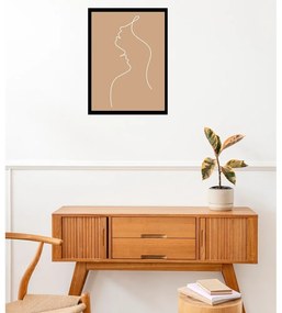 Poszter 29x41 cm Lovers Line Art – Veronika Boulová