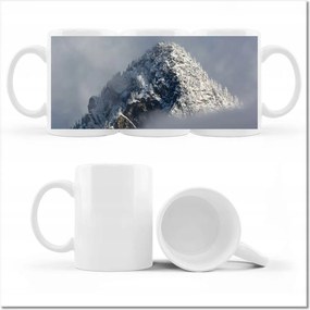 Fotó bögre Tél Hegy Hó Köd