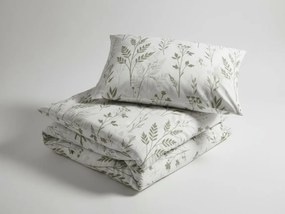 LEAFORA huzat kiságyra renforcé pamutból, fehér Ágyneműhuzat mérete: 45 x 65 cm | 90 x 140 cm