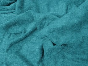Frottír EXCLUSIVE türkiz lepedő 90x200 cm