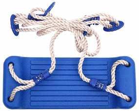 2 db kék polietilén hinta kötéllel 37 x 15 cm