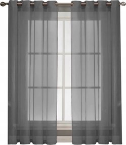 Függöny Kész Fátyol Átvezető 145x250 szürke
