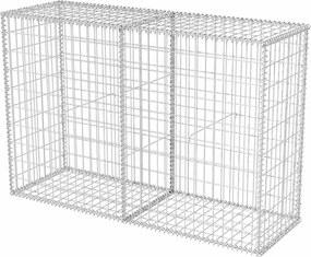 vidaXL horganyzott acél gabion kosár 150 x 50 x 100 cm