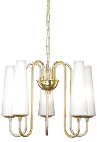 Zuma Line 1127 - Csillár láncon MAGNUM 5xE14/40W/230V arany