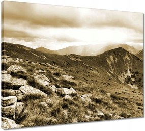 Vászonkép 50x40 Tátra Lengyel hegyek Kilátás