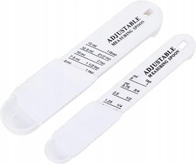2x Konyhai Mérőkanál Állítható Mérőkanál Állítható Súly