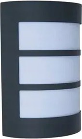 Kültéri homlokzati fali lámpa fekete E27 40W IP44 Nila Lutec