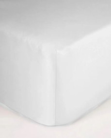 Fehér szatén lepedő gumis derékrésszel 200x200 Maro Home