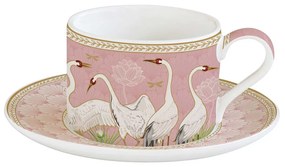 Porcelán teás csésze díszdobozban Dancing Herons