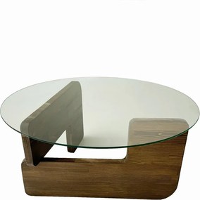 Mia - Walnut, Transparent
