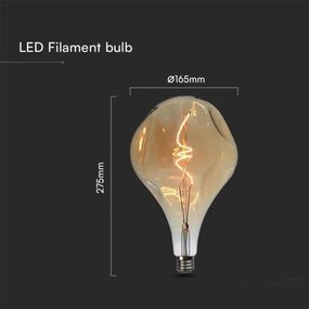 LED Izzó FILAMENT A165 E27/4W/230V 2700K