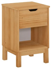 Natúr színű borovi fenyő éjjeliszekrény Post – Støraa