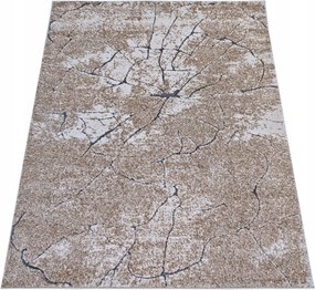 Szőnyeg 180x250 Barna Bézs Modern Törzs Extra Vastag És Masszív Sűrű