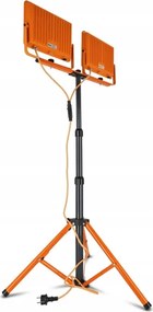 LED reflektor állvánnyal 2xLED/100W/230V 4500K IP65 narancssárga