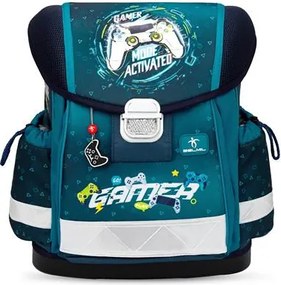 Iskolatáska, fémcsat, BELMIL Classy Game Zone, kontroller (BL40313AG82F)