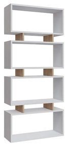 könyvespolc Langdon - White, Oak