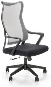 Loreto irodai szék, fekete/szürke