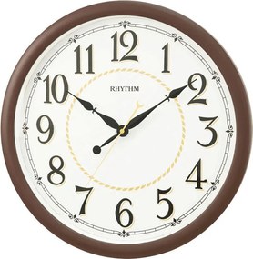 Nagy, Jól Olvasható Klasszikus Barna Falióra Rhythm CMG612NR06 40 cm