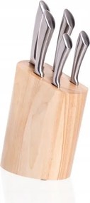 Nois 5 db-os késkészlet fa Mérleg blokkban