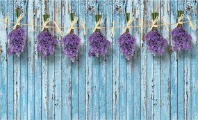 Fotótapéta Glicin Provence vinil kék lila 368x254 +ragasztó