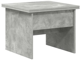 vidaXL Dohányzóasztal Beton Szürke 55 x 54,5 x 45 cm Faanyag