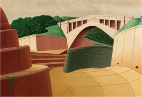 Fotótapéta Flizelin Szoba tapéta Csendes táj 152x104 Ragasztó