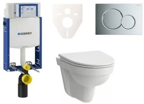 Fali WC szett Geberit befalazáshoz + Laufen Pro Nordic WC SIKOGE2H2
